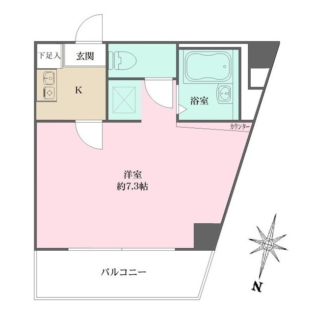 クレセント公光の間取り