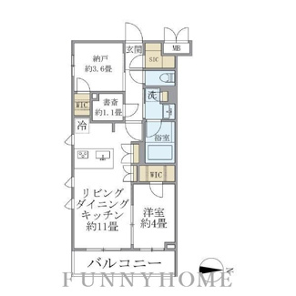 【間取り】 | Ｌａ　Ｐｅｒｌａ　ＪｉｙｕｇａｏｋａＩＩ