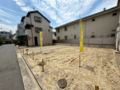 【外観】 | 上野芝向ヶ丘町１丁　売土地 | 【個性あふれる住まいを実現できる「建築条件無の売土地」です】