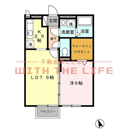 グランドソレーユ東合川【キャッシュバック対象物件】の間取り