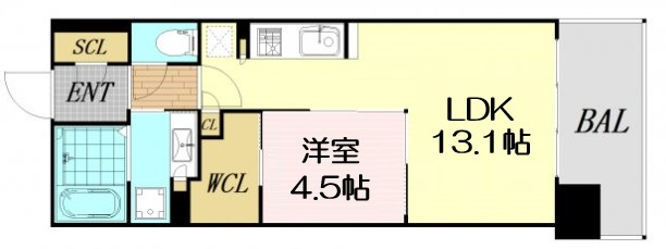 【間取り】 | OPUS RESIDENCE SHINSAIBASHI SOUTH