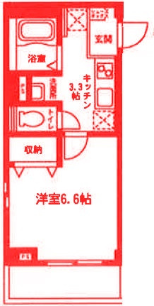 モアナ湘南の間取り