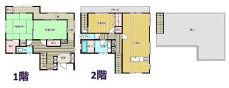 【間取り】 | 千葉市若葉区若松台３丁目　中古戸建　JR総武本線「四街道」駅 | 3LDK