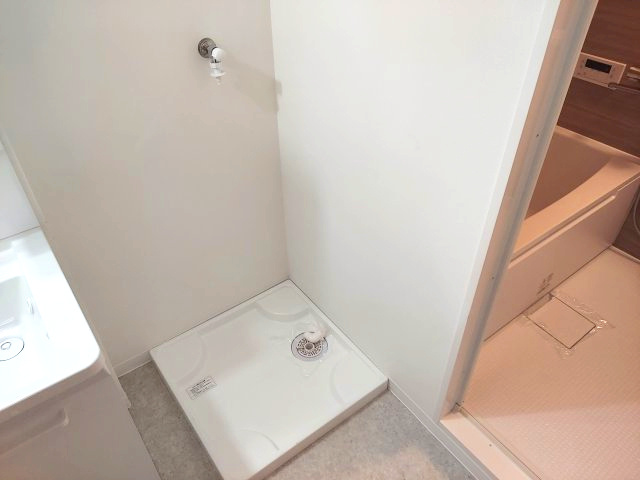 宝塚ビューハイツの洗面所|洗濯機置場