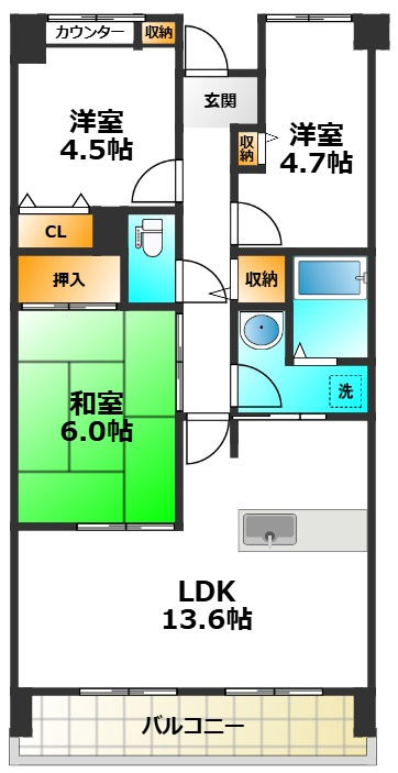 アイレックスプラザの間取り