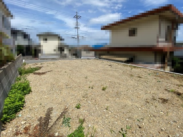 大久保町大窪　売土地の外観|敷地北西部から南東側への風景