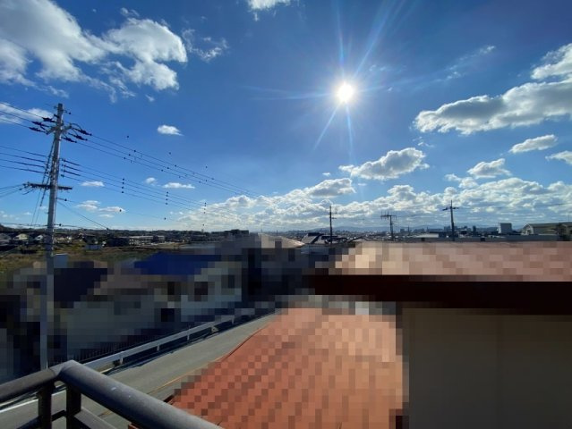 大久保町大窪　売土地の展望|旧建物２階からの眺望