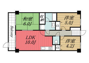 【間取り】 | コスモ東金