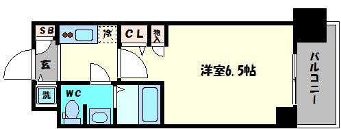 スワンズ谷町セントシティの間取り|スワンズ谷町セントシティ　間取り