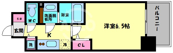 アドバンス天王寺南パキラの間取り|アドバンス天王寺南パキラ　間取り