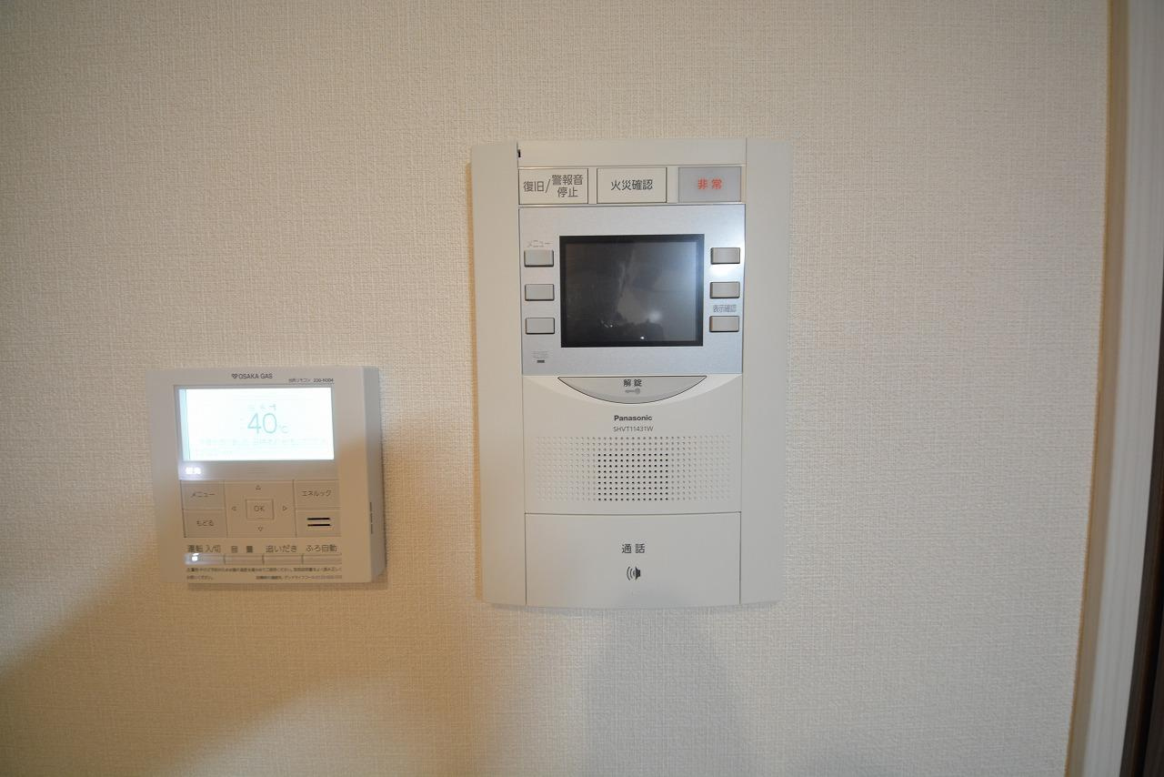 プレサンス松屋町駅前のセキュリティ|プレサンス松屋町駅前　モニター付インターフォン