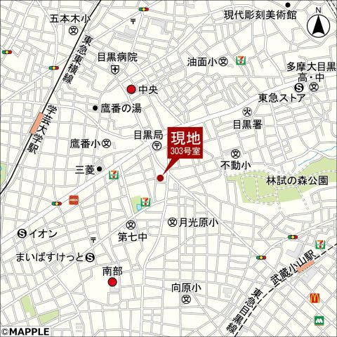 【地図】 | 学芸大学ホームズ