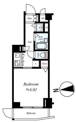 【間取り】 | エルミタージュ南阿佐ヶ谷弐番館