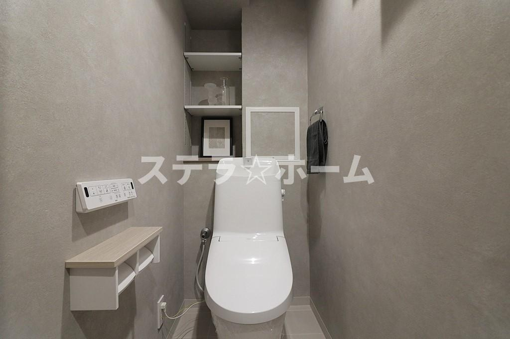 サンメゾン枚方朝日丘かえで館のトイレ|シンプルで使いやすいトイレです