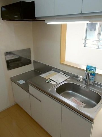 合志市須屋のアパートのキッチン|きれいなキッチンです