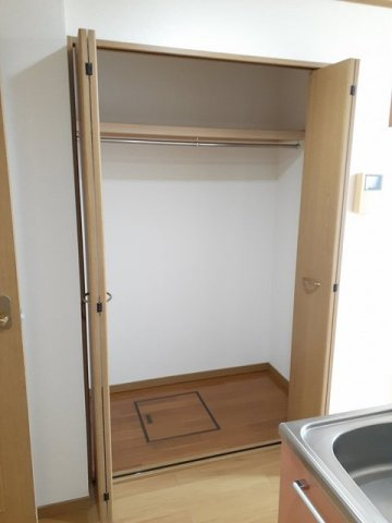 菊池郡菊陽町花立１丁目のアパートの収納|大きなスペースがあり、収納には困りません