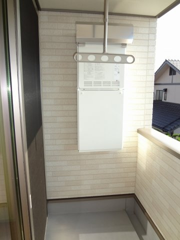 熊本市北区池田３丁目のアパートのバルコニー|開放的で明るい空間を演出してくれるバルコニーです