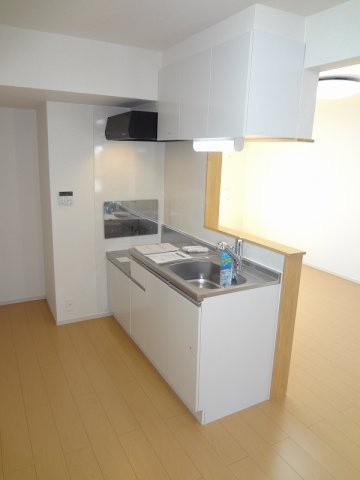 熊本市北区池田３丁目のアパートのキッチン|お料理しやすいキッチンです