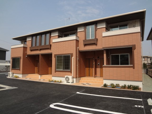 合志市須屋のアパートの外観|きれいな外観です
