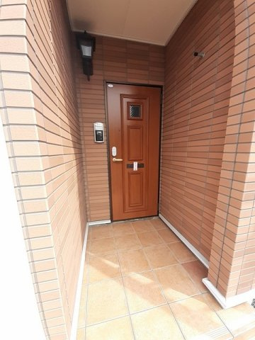 熊本市北区龍田陳内３丁目のアパートのエントランス|毎日通るエントランスはこのようになっています