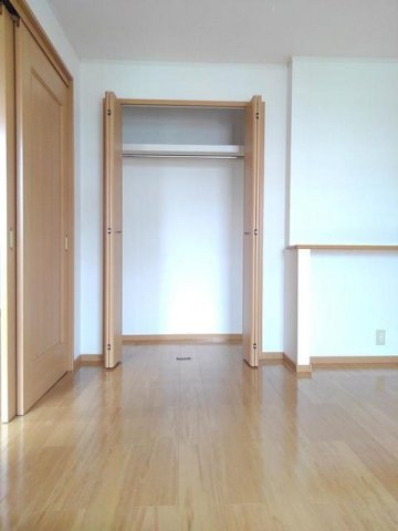 熊本市北区植木町山本のアパートの収納|大きなスペースがあり、収納には困りません
