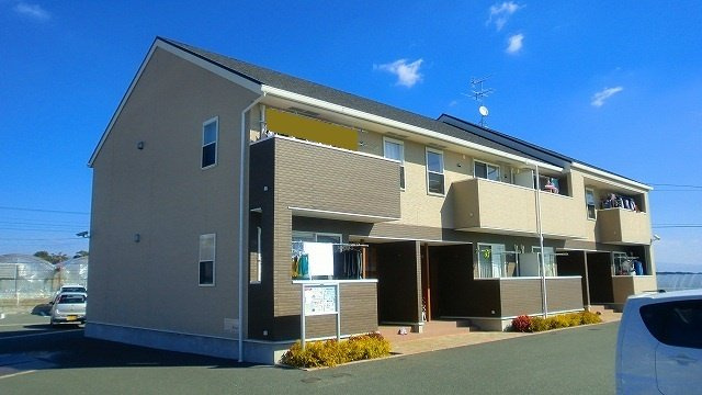 熊本市北区植木町木留のアパートの外観|建物外観を気になさる方へ、見た目の良い物件です