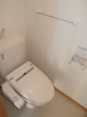 熊本市北区植木町木留のアパートのトイレ|トイレもきれいです
