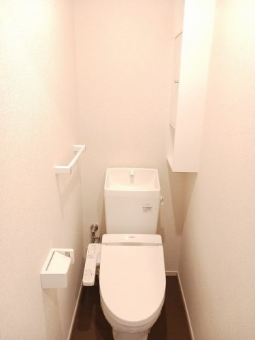 熊本市東区神園２丁目のアパートのトイレ|清潔感のあるトイレです
