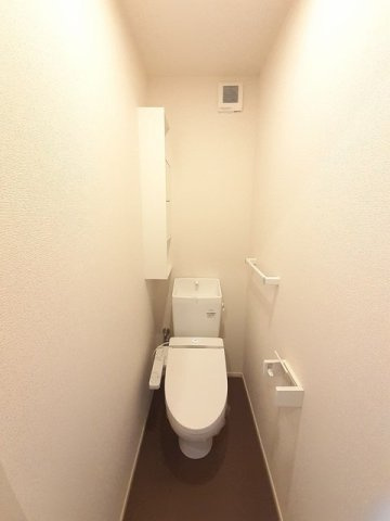 熊本市東区神園２丁目のアパートのトイレ|清潔感のあるトイレです