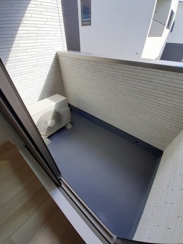 熊本市東区上南部２丁目のアパートのバルコニー|広々としたバルコニーです