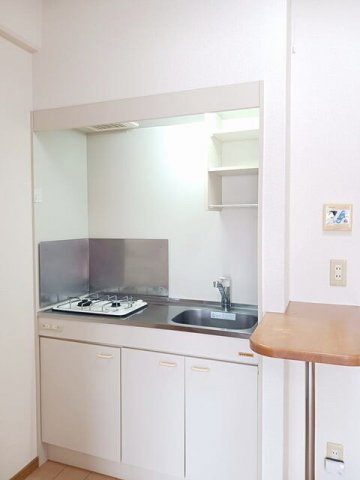 熊本市東区下南部２丁目の賃貸マンションのキッチン|キッチンでお料理をお楽しみください