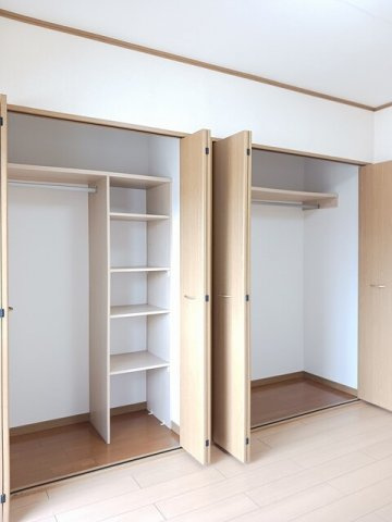 熊本市東区下南部２丁目の賃貸マンションの収納|大きなスペースがあり、収納には困りません