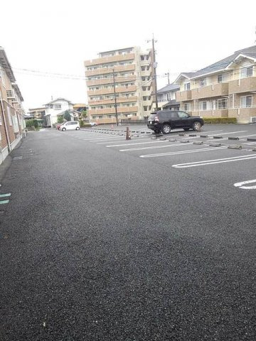 合志市幾久富のアパートの駐車場|駐車場です