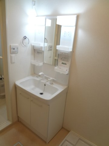 熊本市西区池田３丁目のアパートの洗面所|洗面所です