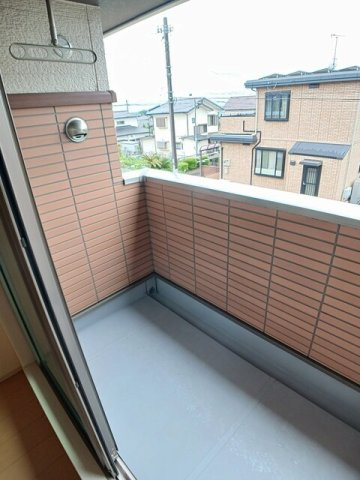 プランドールⅠのバルコニー|陽当たり良好なバルコニーです