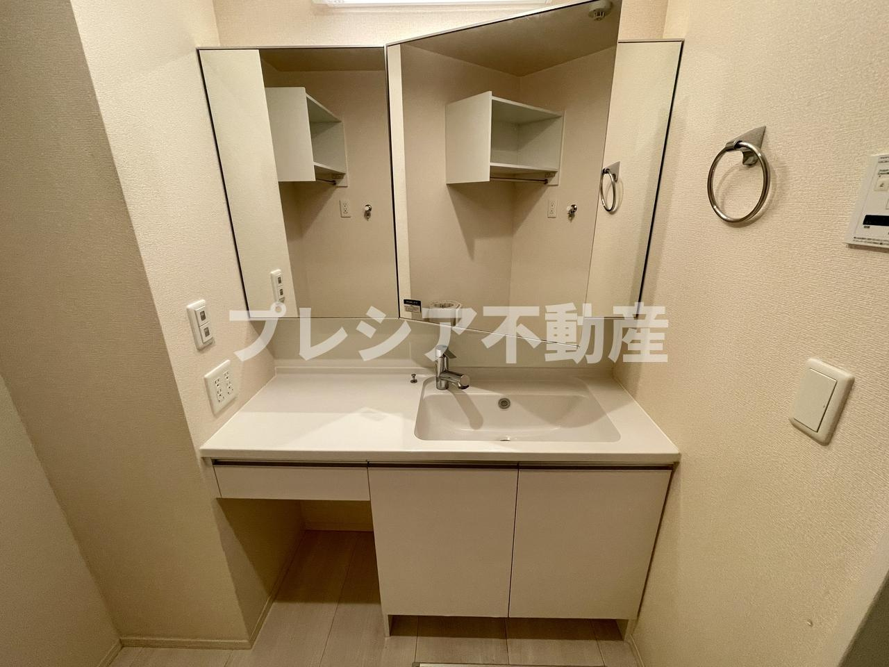 EVISTAGE甲子園の独立洗面台