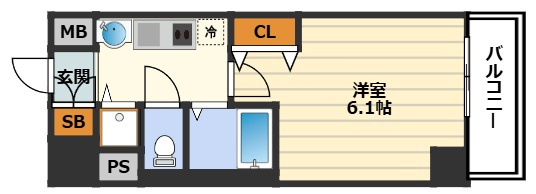 プレサンス梅田北デイズの間取り