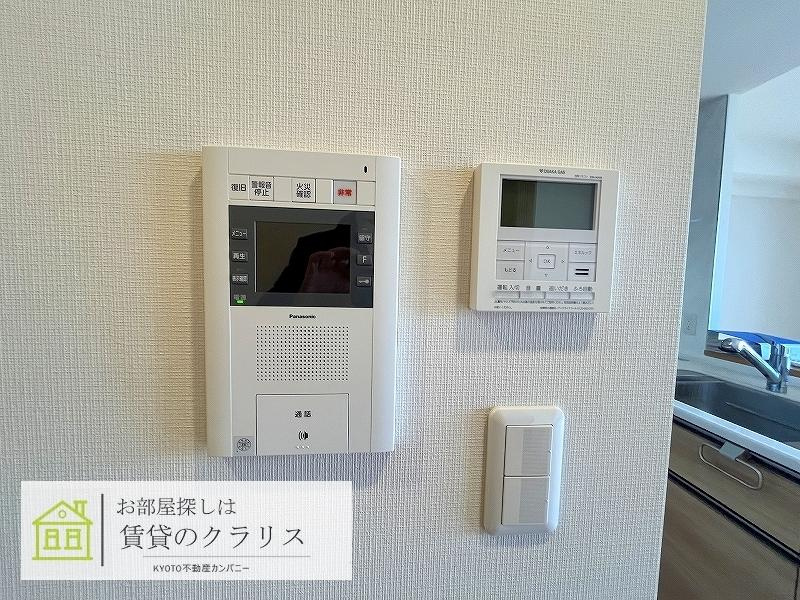 京都市南区久世高田町の賃貸マンションのセキュリティ