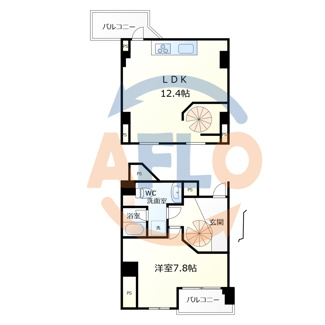 【間取り】 | ラジエーションコート | Radiation Court　間取り