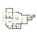 【間取り】 | Reglia今里North 間取り
