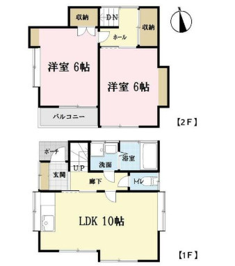 柏戸建の間取り