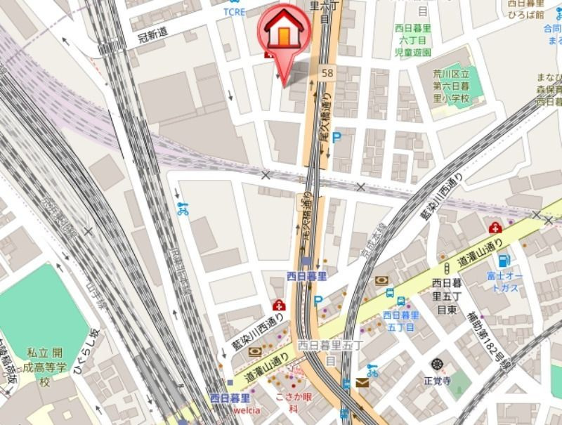 ブリヤン諏訪台の地図