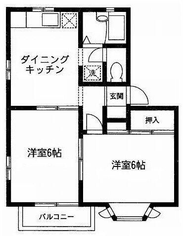 コスモコープの間取り|間取りです。