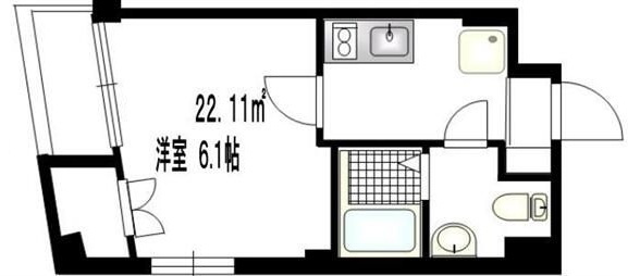 ｂ’ＣＡＳＡ蒲田の間取り|間取りです。