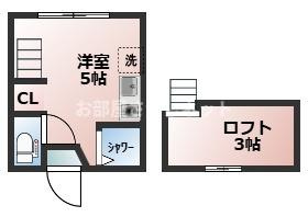 アーバンプレイス落合駅前【おとり物件なし】#学生・社会人にオススメ！初期費用分割払いOK！の間取り