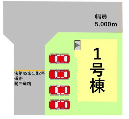 よかタウン／北区梶尾町9期／４号棟の区画図