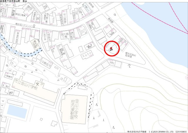2025/12/1新規　戸建　下呂市金山町　98万の地図