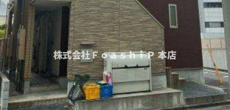 ハーモニーテラス蓮沼町Ⅱのエントランス