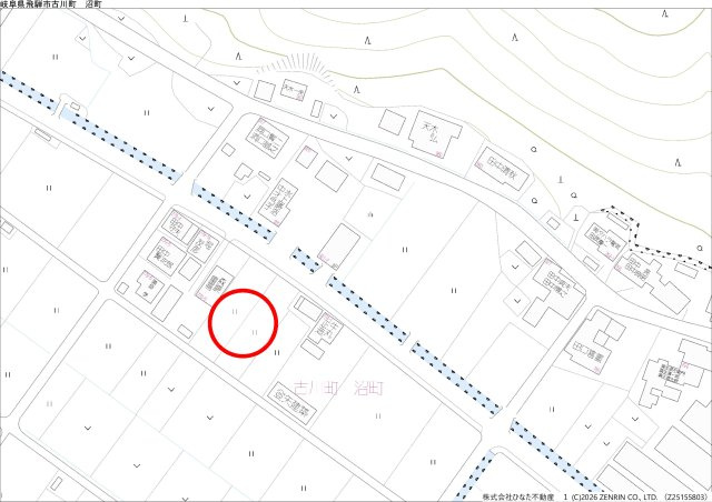 2026/2/4新規　土地　飛騨市古川町沼町　1000万の地図