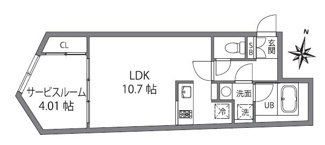 【間取り】 | FABRIC中井due Residence | 間取り図